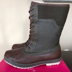 anaelle flannel flat boot